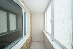 Холодное остекление П-образного балкона 3000*1500 мм